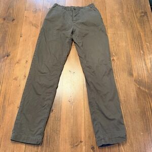 Woof Clothing Mesh Lined Commando Chinos Pants Mens Small Brown *READ*